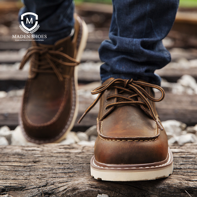 Men Formal Wear With Boots - Sepatu Pria Vintage Maden, Sepatu Derby