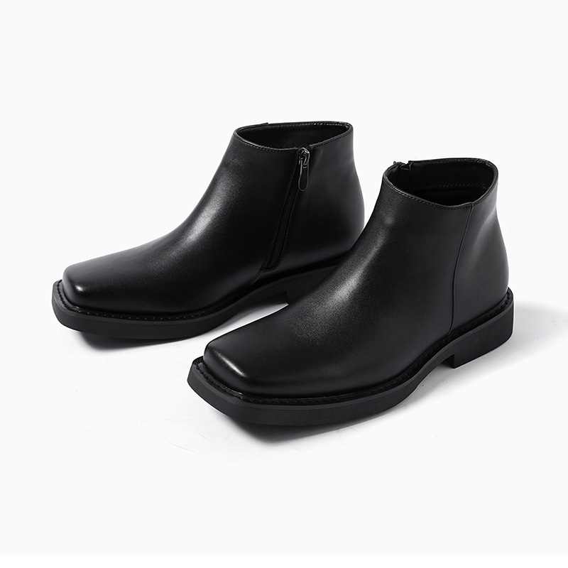 Men Formal Wear With Boots - Sepatu kulit pria, sepatu mewah modis