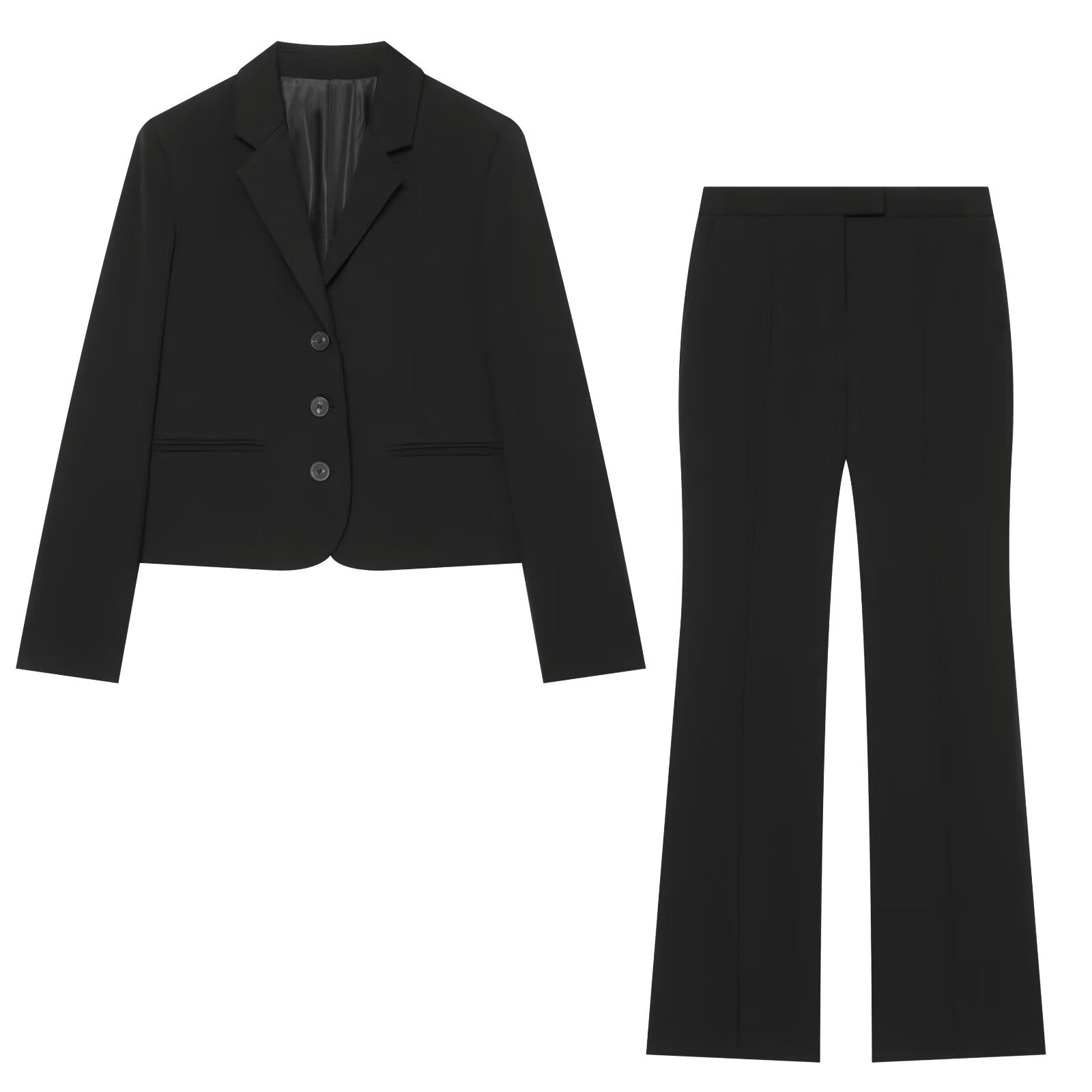 Men Formal Wear All Black - Setelan Jas Wanita Formal Hitam 2