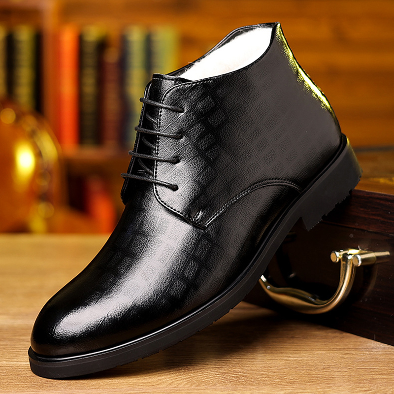 Men Formal Wear With Boots - Sepatu bot kulit pria, sepatu bot