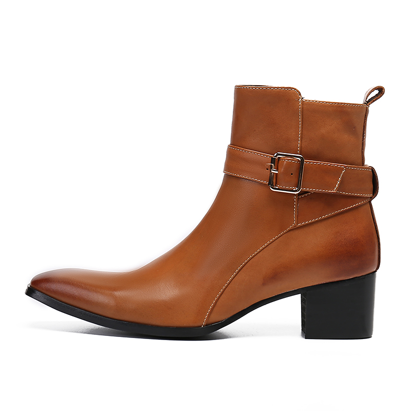 Sepatu Bot Pergelangan Kaki Ri - Men Formal Wear With Boots ulasan dan harga