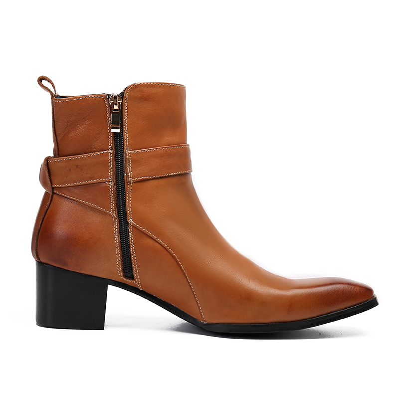 Sepatu Bot Pergelangan Kaki Ri - Men Formal Wear With Boots ulasan dan harga
