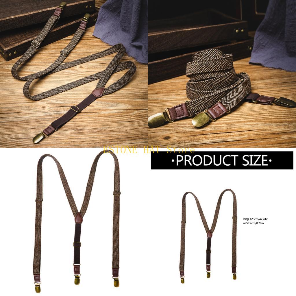 49MF Suspender Elastis Pria 3  - Men'S Formal Wear With Suspenders ulasan dan harga