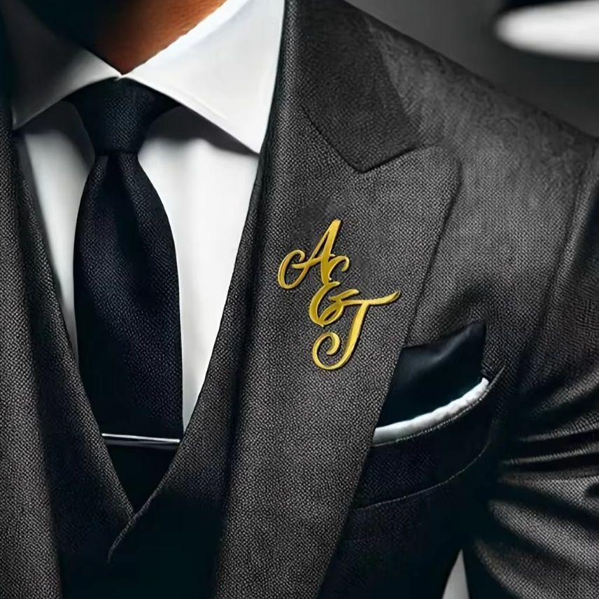 Bros Pribadi Pin Kerah Baja Ta - Tuxedo Lapel Pin ulasan dan harga