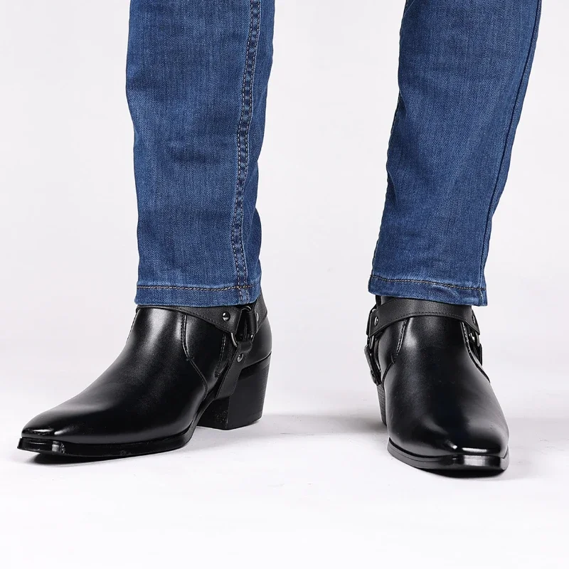 Sepatu bot pria Fashion desain - Men Formal Wear With Boots ulasan dan harga